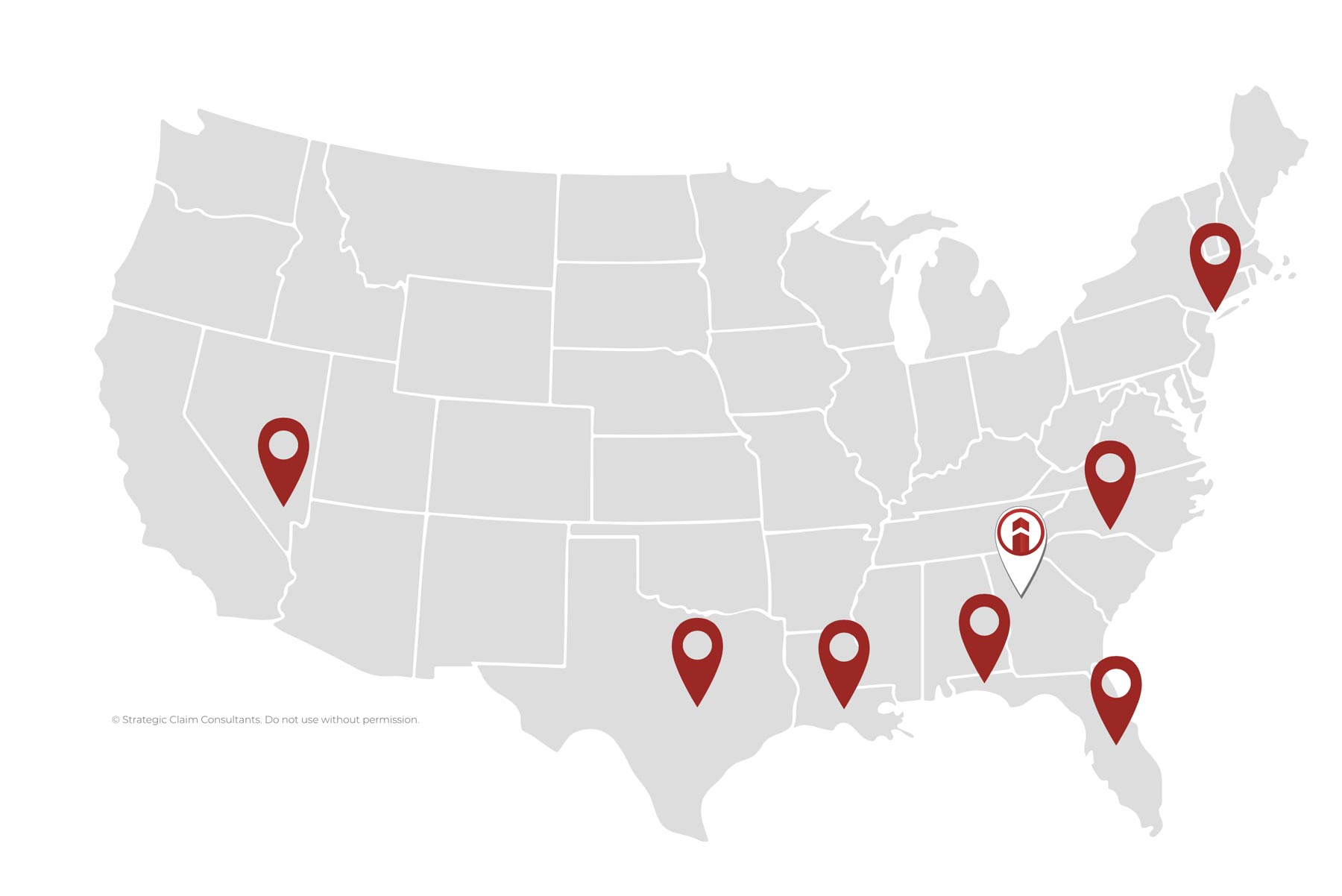 Strategic Claim Consultants locations across America