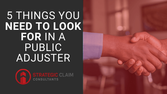 5 Things You Need to Look For in a Public Adjuster