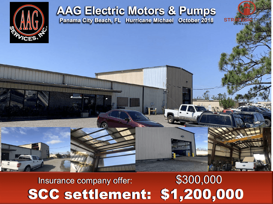 AAG Electric Motors & Pumps | SCC Claim Settlement