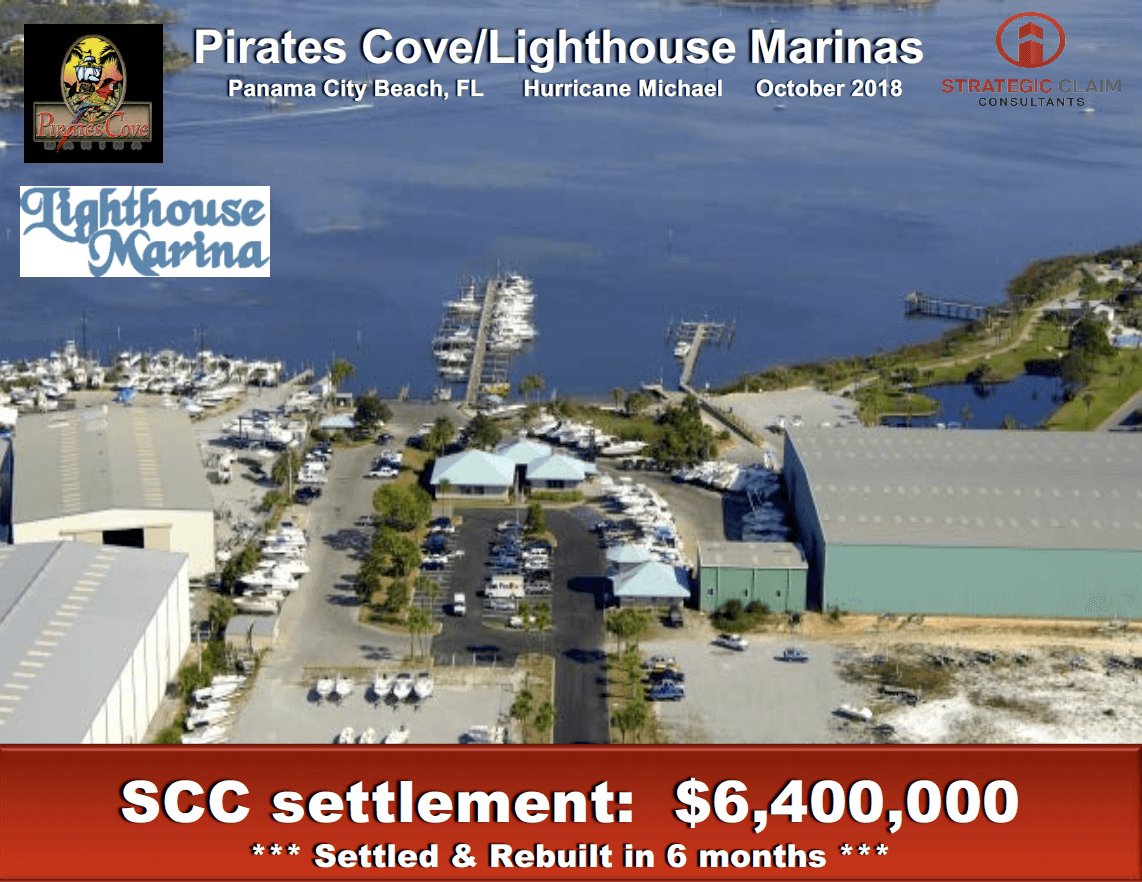 Pirates Cove/Lighthouse Marinas | SCC Claim Settlement