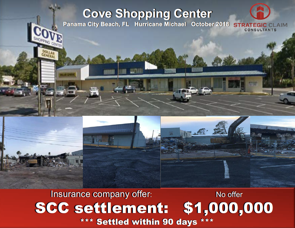 Cove Shopping Center | SCC Claim Settlement