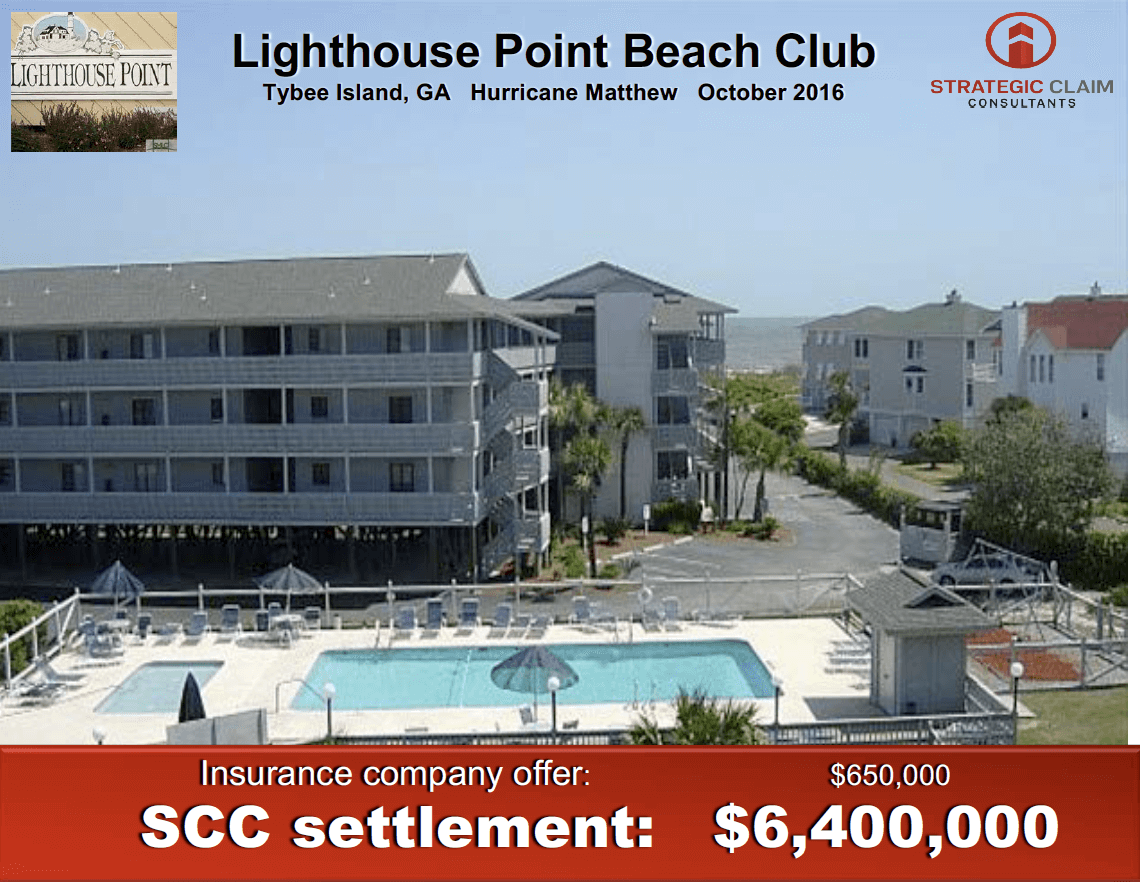 Lighthouse Point Beach Club | SCC Claim Settlement