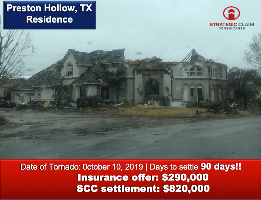 Preston Hollow Tornado Damage