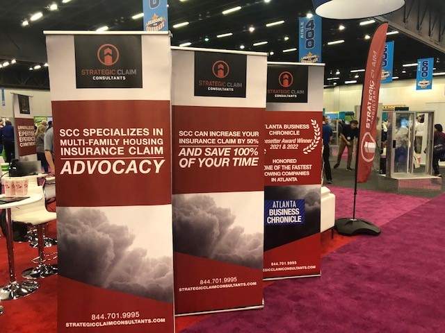 SCC at the AAHOA trade show promoting consumer advocacy for insurance claims