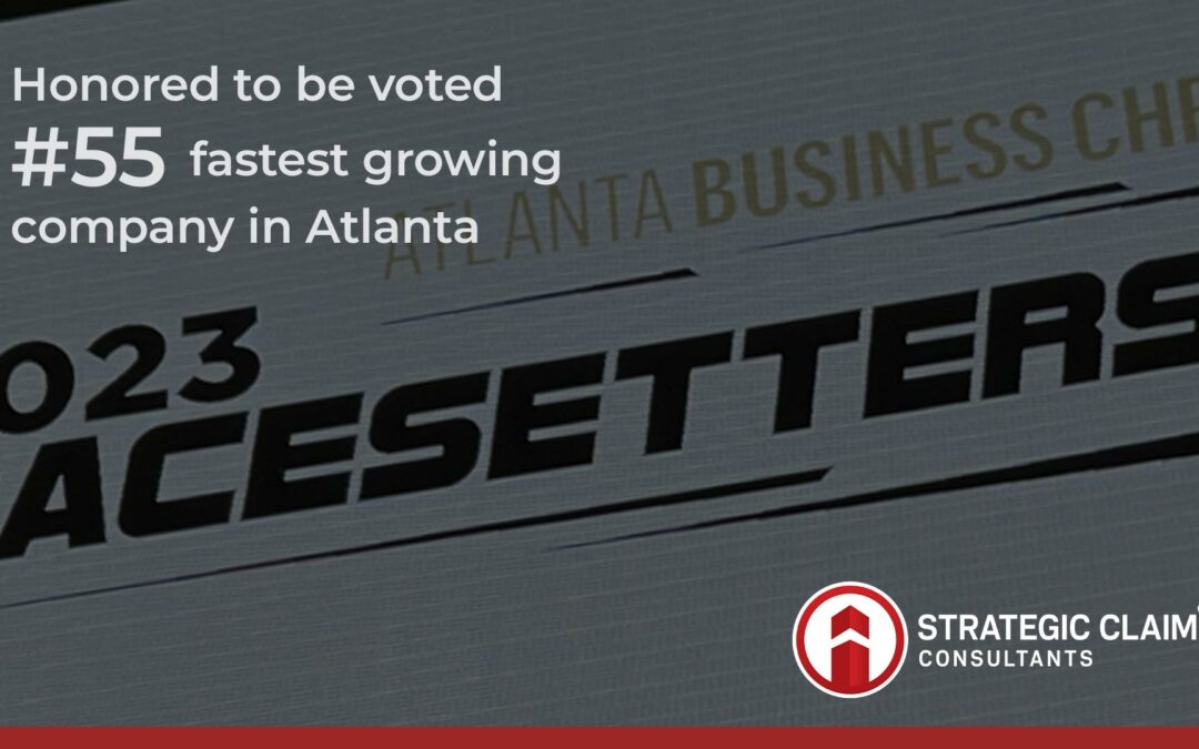 SCC receives the reward for the #55 fastest growing company in Atlanta