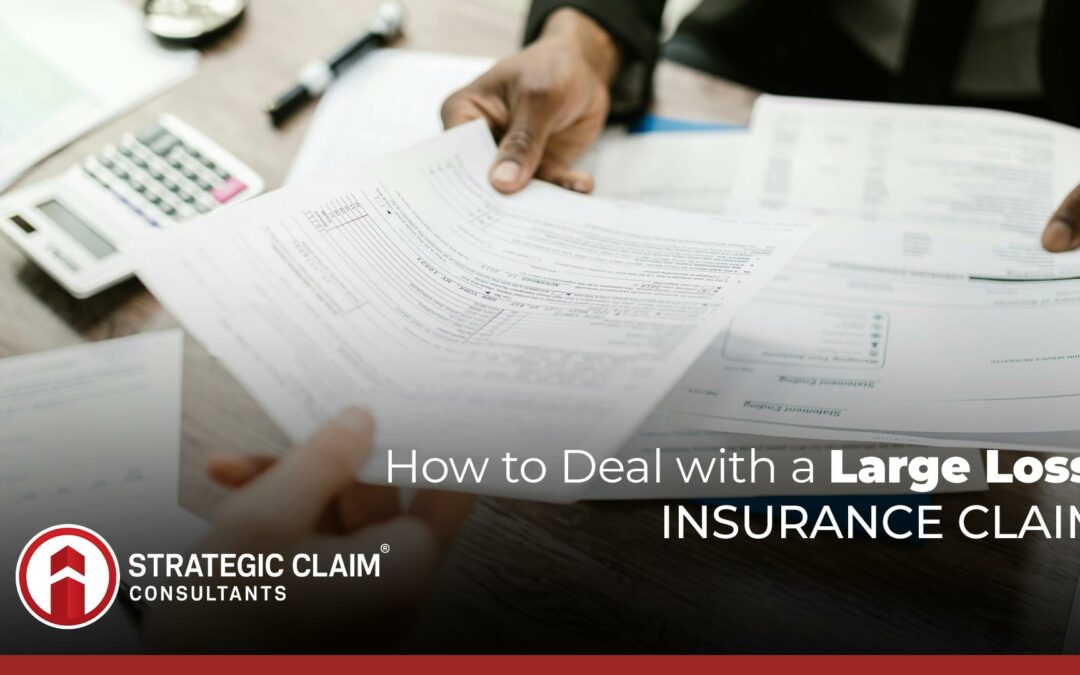 How to deal with a large loss insurance claim